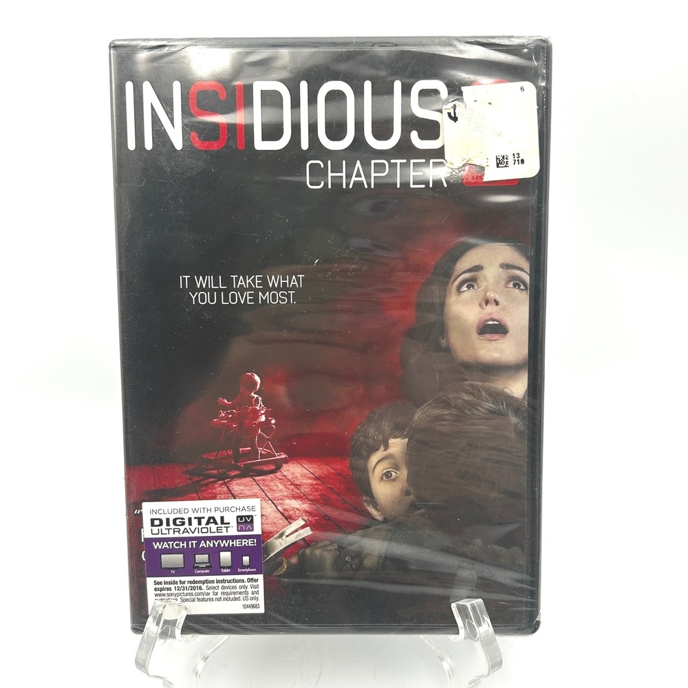 Insidious Chapter 2 DVD Horror Movie Patrick Wilson James Wan Sony New Sealed
